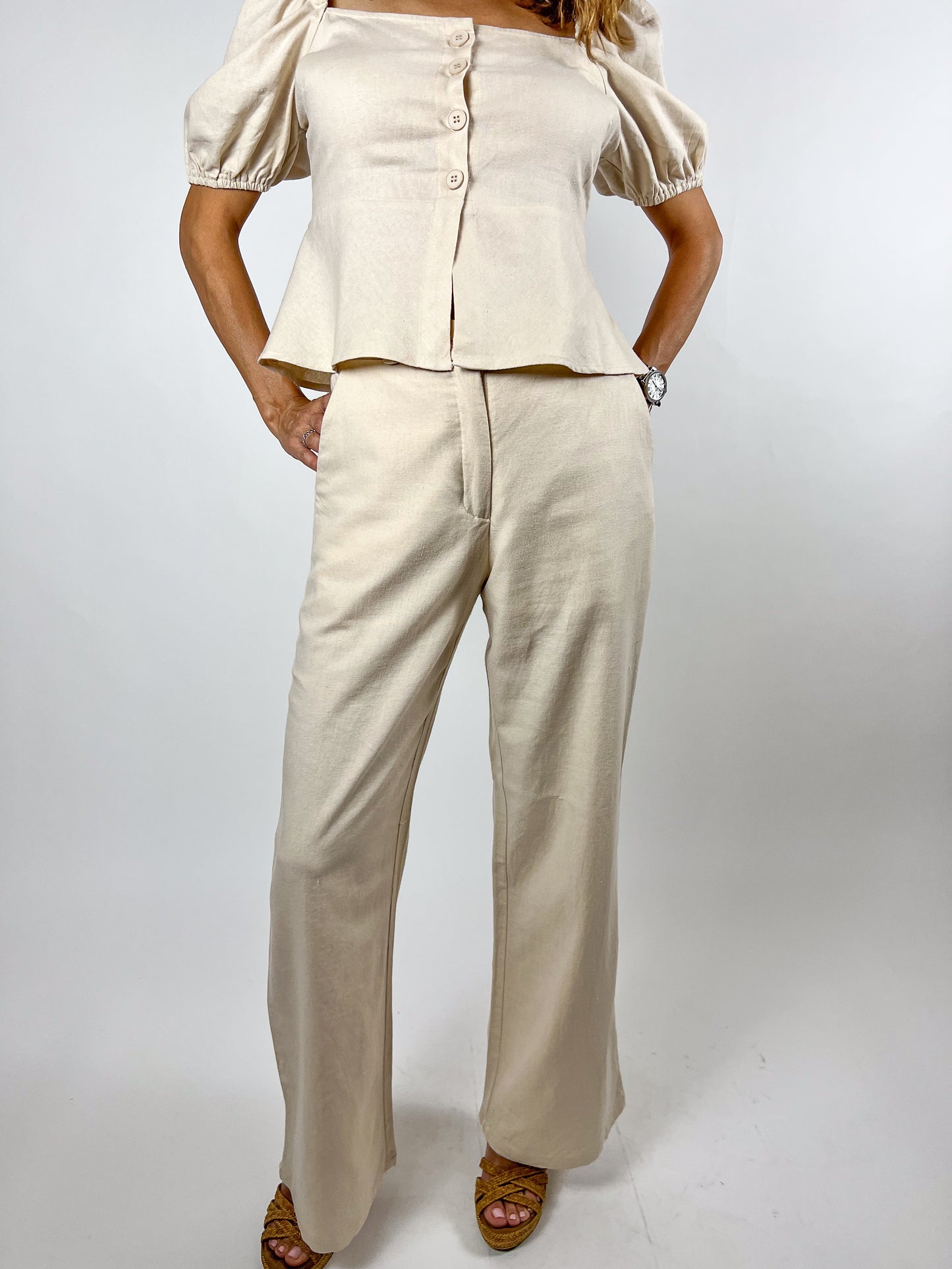 DELUC LINEN PANTS