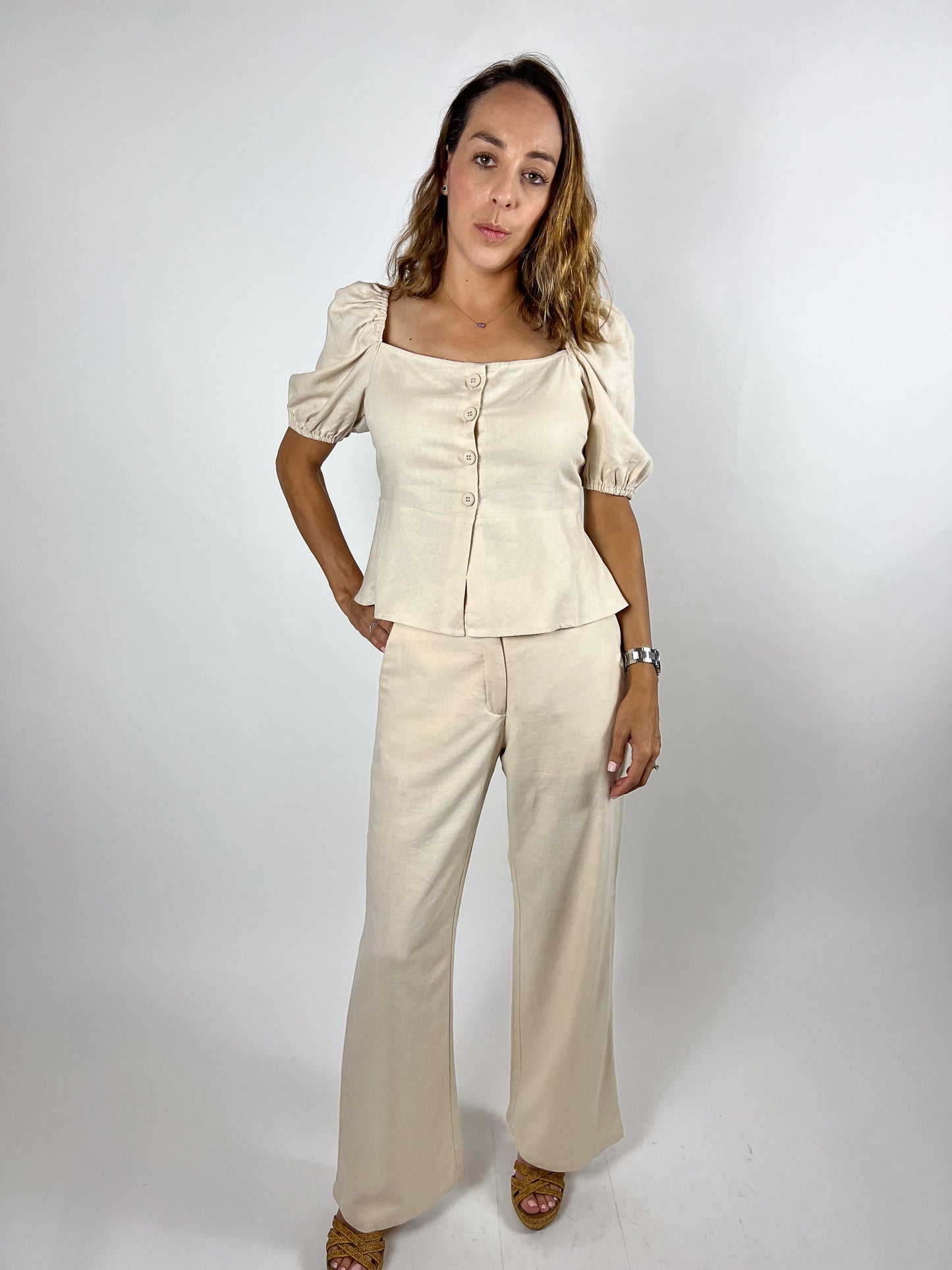 DELUC LINEN PANTS