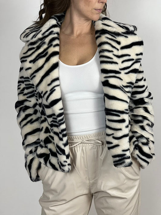 Zebra print jacket